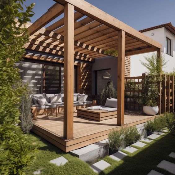 Pergola design - Une pergola moderne pour profiter de votre terrasse