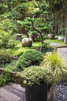 décoration jardin zen extérieur