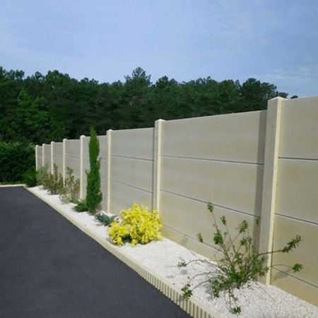 cloture beton pour jardin en toute intimite