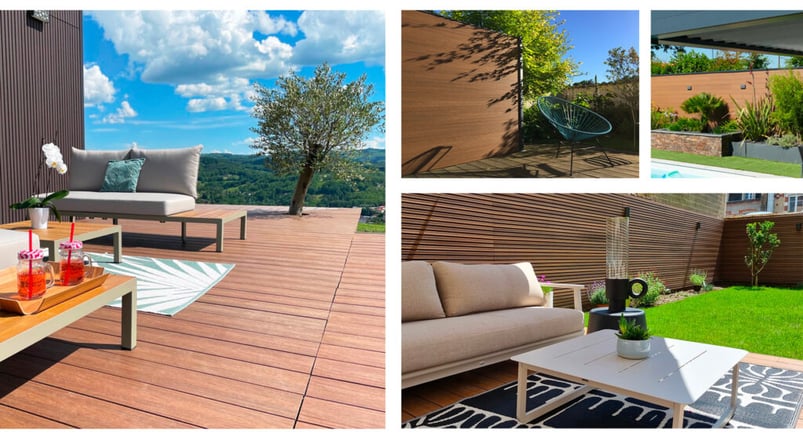 terrasse, bardage et cloture bois composite UltraProtect imitation bois